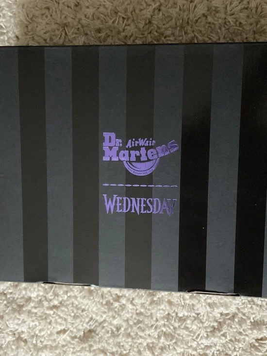 💐NWT💐 Dr Martens LIMITED EDITION RAMSEY WEDNESDAY PLATFORM CREEPERS - size 8 - Picture 3 of 14